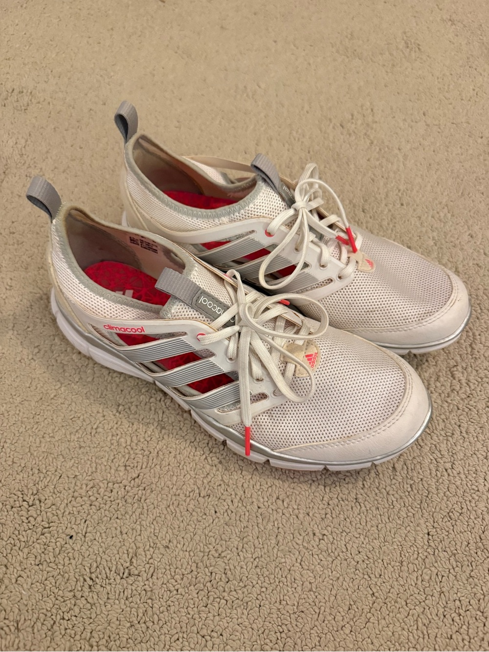 adidas Women's Golf Shoes with White and Pink
